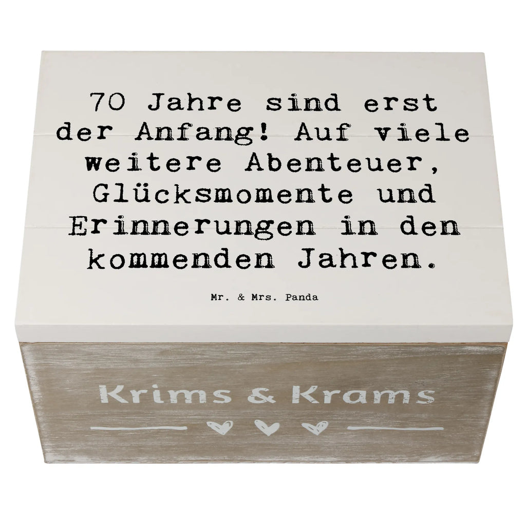 Holzkiste Spruch 70. Geburtstag Beginn Dekokiste, Holzkiste, Schatulle, XXL, Schatzkiste, Truhe, Geschenkdose, Erinnerungsbox, Geschenkbox, Erinnerungskiste, Kiste, Aufbewahrungsbox, Geburtstag, Geburtstagsgeschenk, Geschenk