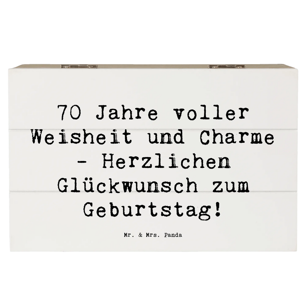 Holzkiste Spruch 70. Geburtstag Erinnerungskiste, Dekokiste, Aufbewahrungsbox, Geschenkbox, Holzkiste, Erinnerungsbox, XXL, Kiste, Schatzkiste, Geschenkdose, Schatulle, Truhe, Geburtstag, Geburtstagsgeschenk, Geschenk