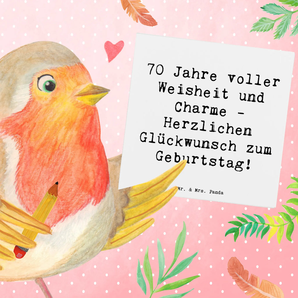 Deluxe Karte Spruch 70. Geburtstag Karte, Einladungskarte, Geburtstagskarte, Hochwertige Grußkarte, Glückwunschkarte, Hochzeitskarte, Klappkarte, Grußkarte, Hochwertige Klappkarte, Geburtstag, Geburtstagsgeschenk, Geschenk