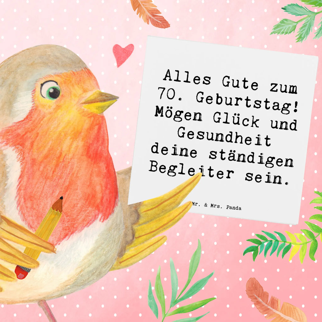 Deluxe Karte Spruch 70. Geburtstag Glück und Gesundheit Hochzeitskarte, Hochwertige Grußkarte, Glückwunschkarte, Grußkarte, Klappkarte, Geburtstagskarte, Hochwertige Klappkarte, Einladungskarte, Karte, Geburtstag, Geburtstagsgeschenk, Geschenk