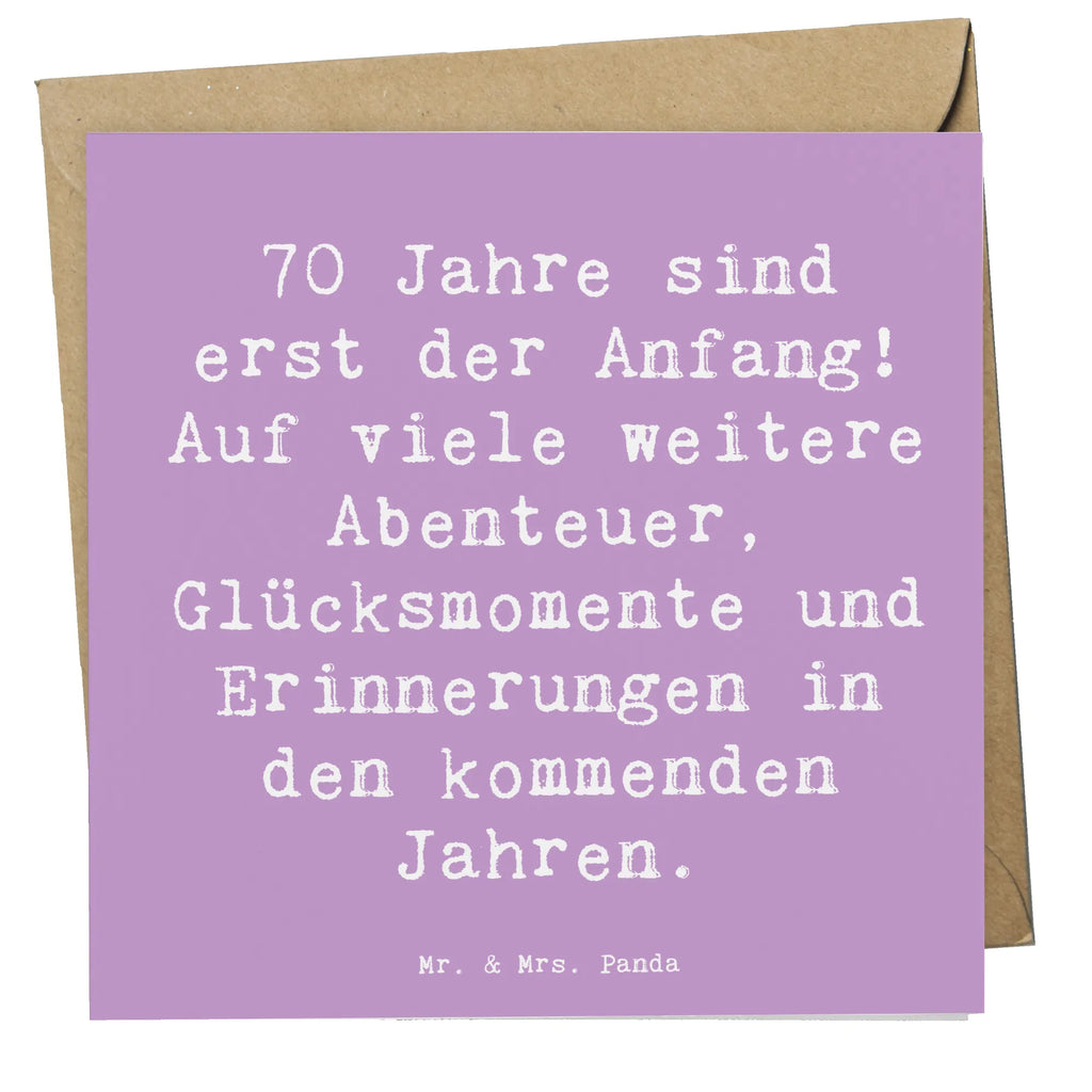 Deluxe Karte Spruch 70. Geburtstag Beginn Hochzeitskarte, Geburtstagskarte, Klappkarte, Grußkarte, Hochwertige Grußkarte, Glückwunschkarte, Hochwertige Klappkarte, Karte, Einladungskarte, Geburtstag, Geburtstagsgeschenk, Geschenk