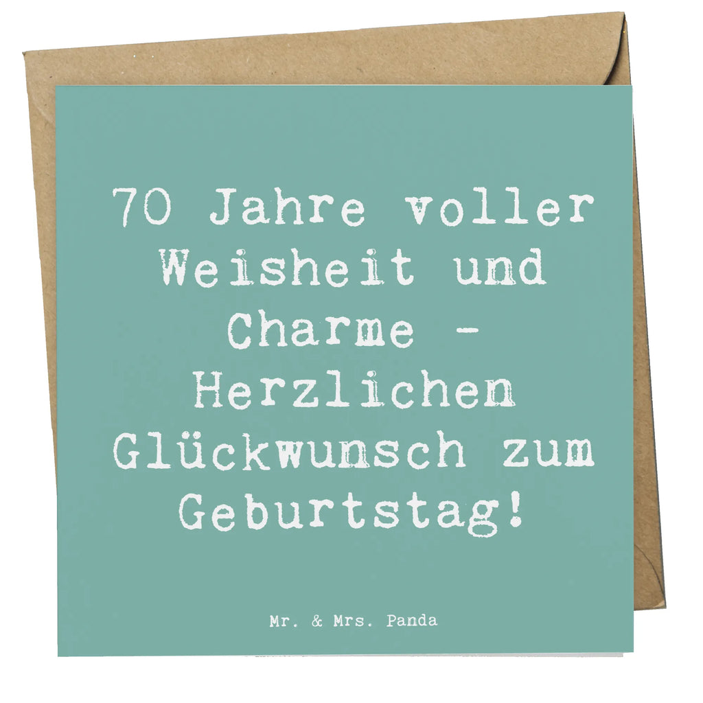 Deluxe Karte Spruch 70. Geburtstag Karte, Einladungskarte, Geburtstagskarte, Hochwertige Grußkarte, Glückwunschkarte, Hochzeitskarte, Klappkarte, Grußkarte, Hochwertige Klappkarte, Geburtstag, Geburtstagsgeschenk, Geschenk