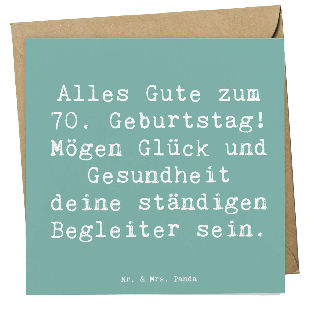 Deluxe Karte Spruch 70. Geburtstag Glück und Gesundheit Hochzeitskarte, Hochwertige Grußkarte, Glückwunschkarte, Grußkarte, Klappkarte, Geburtstagskarte, Hochwertige Klappkarte, Einladungskarte, Karte, Geburtstag, Geburtstagsgeschenk, Geschenk