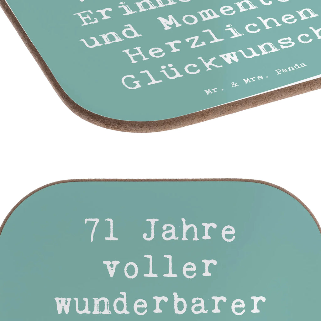 Square coaster Saying 71 Jahre voller wunderbarer Erinnerungen und Momente - Herzlichen Glückwunsch! Untersetzer Design, Untersetzer, Bierdeckel, Untersetzer für Gläser, Tassen Untersetzer, Untersetzer Holz, Getränkeuntersetzer, Untersetzer aus Holz, Untersetzer Gläser, Glasuntersetzer, Holzuntersetzer, Korkuntersetzer, Geburtstag, Geburtstagsgeschenk, Geschenk