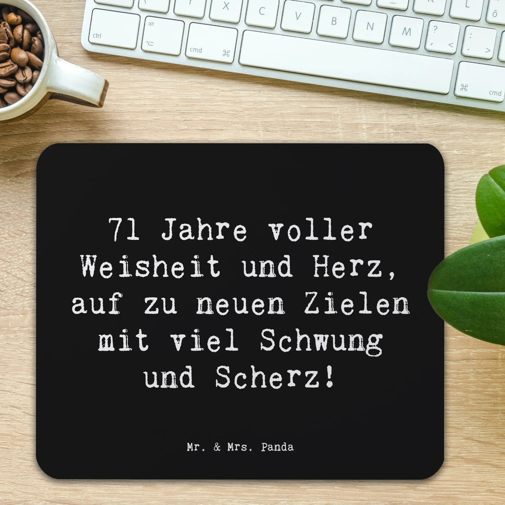 Mouse mat Saying 71 Jahre voller Weisheit und Herz, auf zu neuen Zielen mit viel Schwung und Scherz! Computer zubehör, Mausunterlage, Büroausstattung, Einzigartiges Mauspad, Mousepad, Arbeitszimmer, PC Zubehör, Mauspad Büro, Designer Mauspad, Mauspad, Geburtstag, Geburtstagsgeschenk, Geschenk