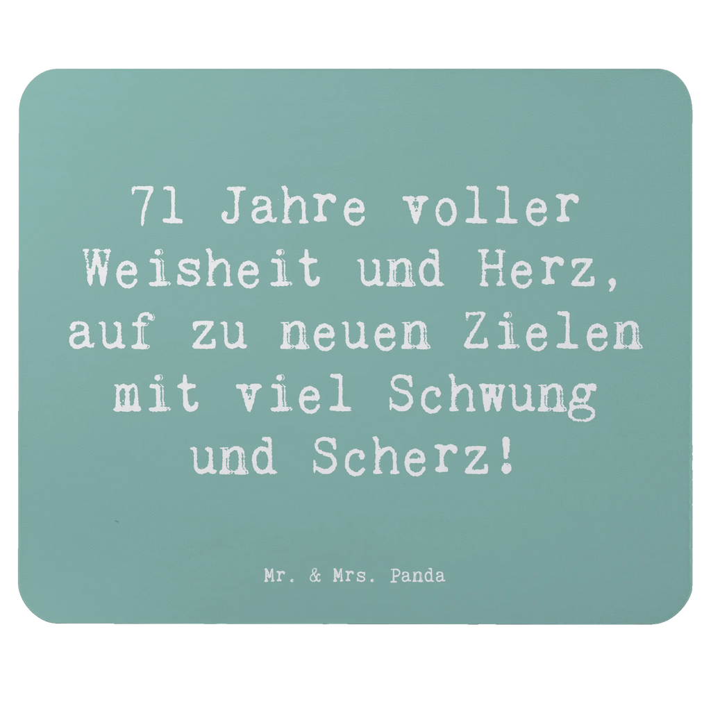 Mouse mat Saying 71 Jahre voller Weisheit und Herz, auf zu neuen Zielen mit viel Schwung und Scherz! Computer zubehör, Mausunterlage, Büroausstattung, Einzigartiges Mauspad, Mousepad, Arbeitszimmer, PC Zubehör, Mauspad Büro, Designer Mauspad, Mauspad, Geburtstag, Geburtstagsgeschenk, Geschenk