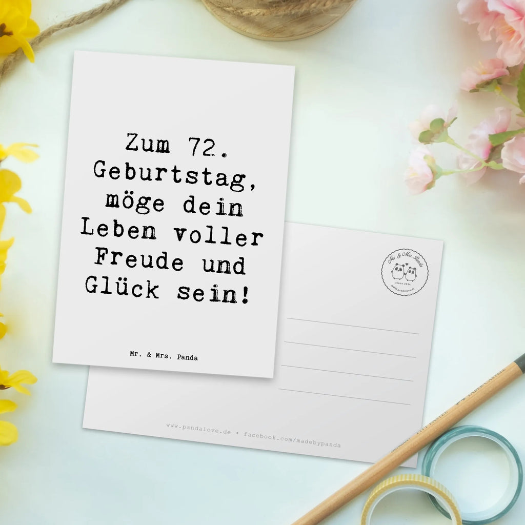 Postkarte Spruch 72. Geburtstag Freude Geschenkkarte, Einladungskarte, Karte, Einladung Geburtstag, Geburtstagskarte, Ansichtskarten, Einladungskarten Geburtstag, Grußkarte, Einladung, Dankeskarte, Postkarte, Ansichtskarte, Geburtstag, Geburtstagsgeschenk, Geschenk