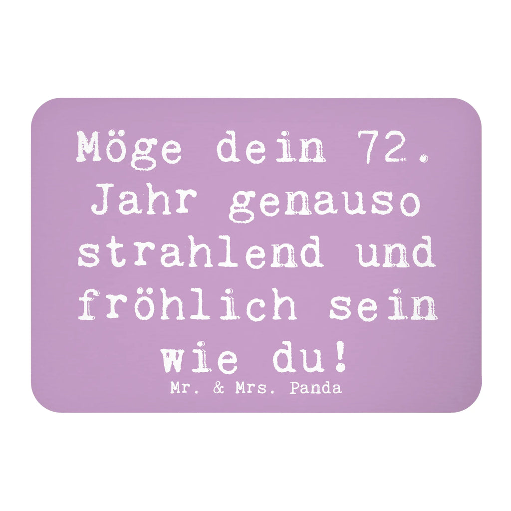 Magnet Saying Möge dein 72. Jahr genauso strahlend und fröhlich sein wie du! Pinnwandmagnet, Motivmagnete, Kühlschrankmagnet, Notiz Magnet, Kühlschrank Dekoration, Dekomagnet, Whiteboard Magnet, Souvenir Magnet, Geburtstag, Geburtstagsgeschenk, Geschenk