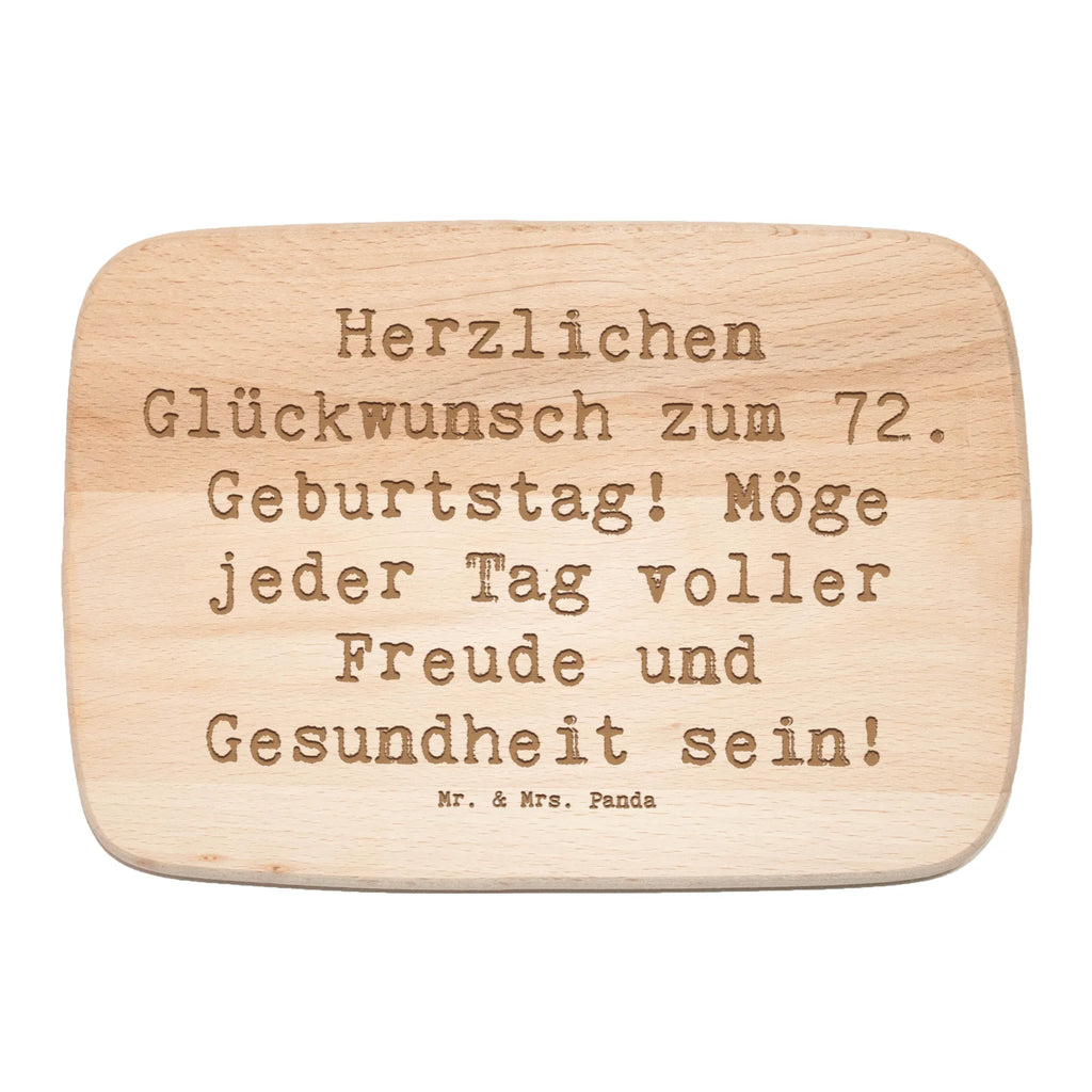 Holzbrett Spruch 72. Geburtstag Schneidebrett Holz, Küchenbrett, Frühstücksbrettchen, Frühstücksbrett, Holzbrett, Schneidebrett, Geburtstag, Geburtstagsgeschenk, Geschenk