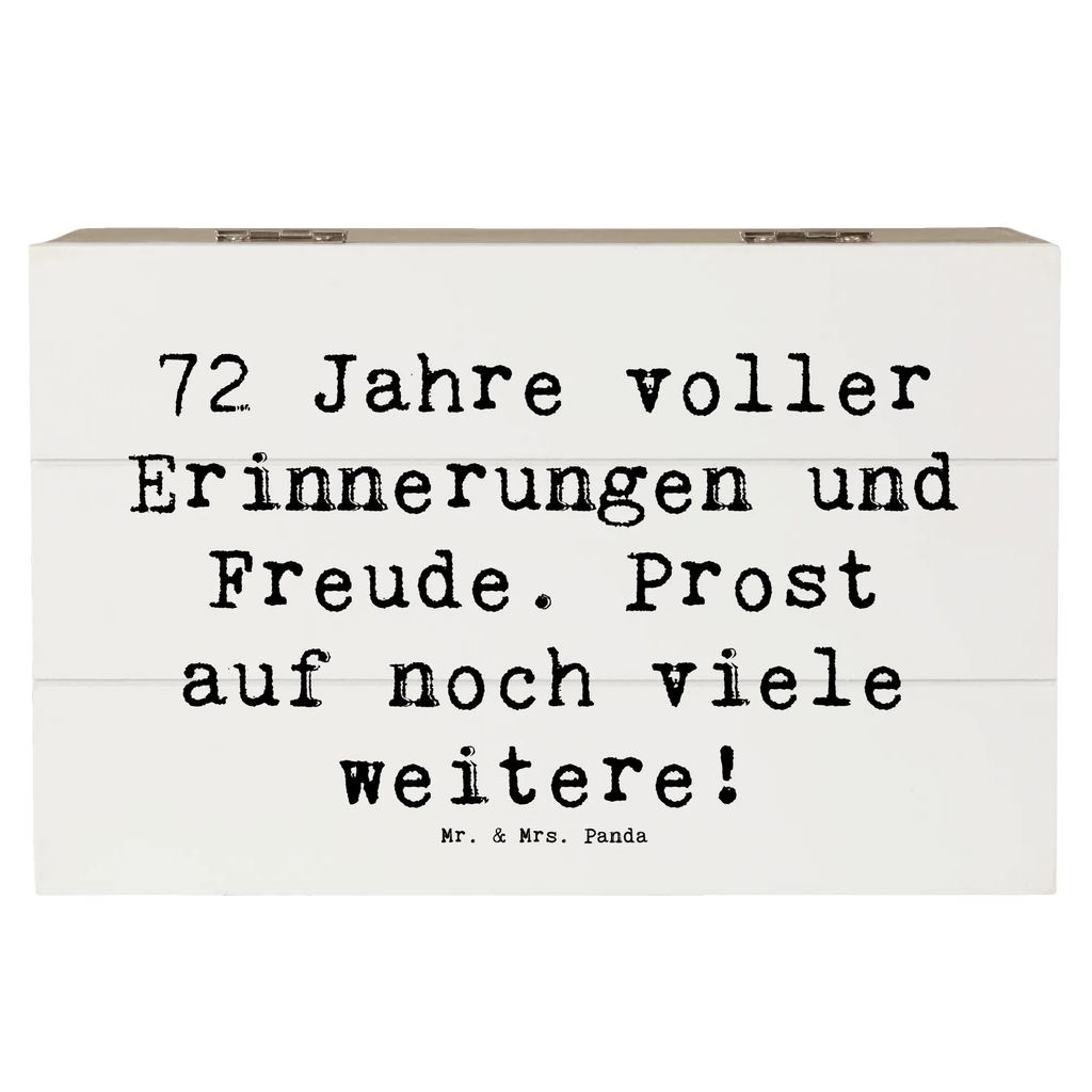 Holzkiste Spruch 72. Geburtstag Glückwünsche Dekokiste, Holzkiste, XXL, Erinnerungsbox, Aufbewahrungsbox, Schatulle, Schatzkiste, Kiste, Geschenkdose, Erinnerungskiste, Truhe, Geschenkbox, Geburtstag, Geburtstagsgeschenk, Geschenk