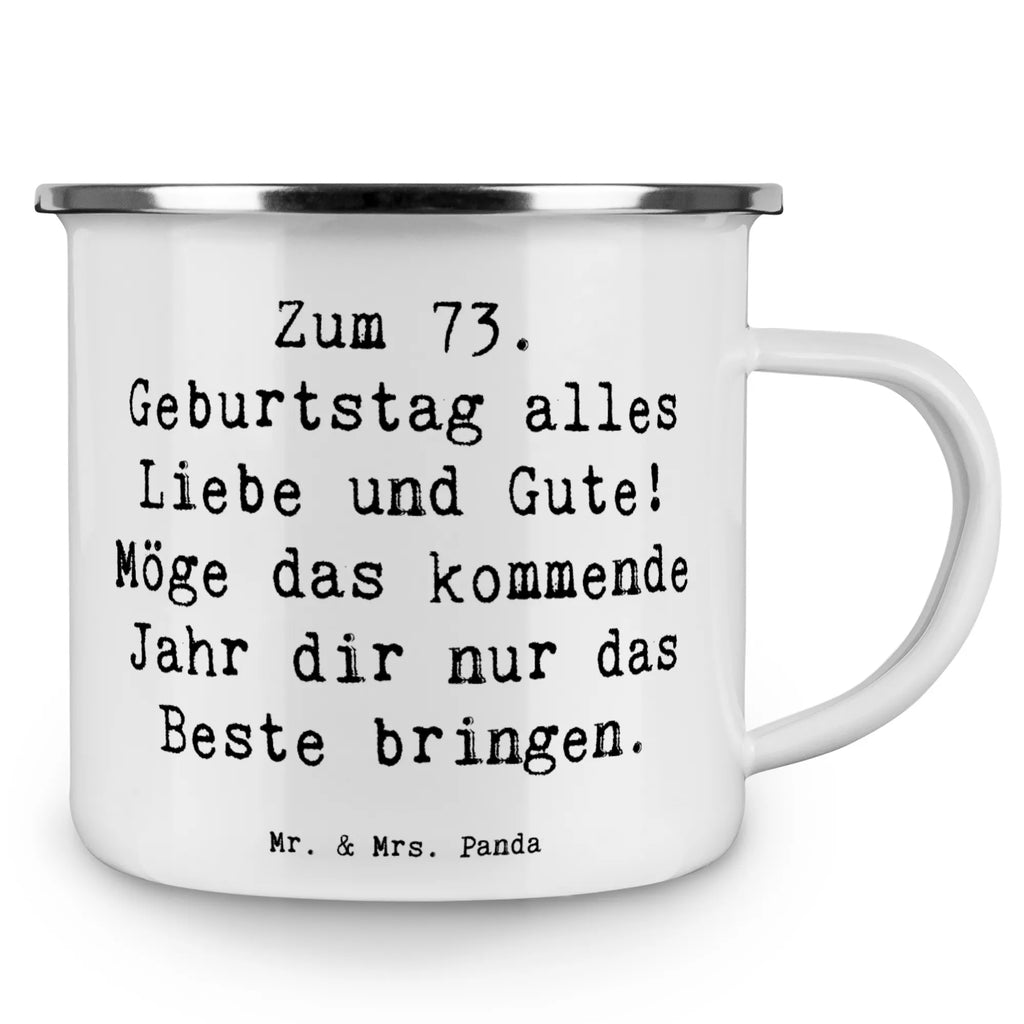 Enamel camping mug Saying Zum 73. Geburtstag alles Liebe und Gute! Möge das kommende Jahr dir nur das Beste bringen. Emaille Trinkbecher, Tasse Emaille, Metall Tasse, Edelstahl Trinkbecher, Blechtasse Outdoor, Camping Tasse Metall, Emaille Becher, Metalltasse, Outdoor Becher, Emaille Becher Camping, Outdoor Tasse, Emaille Campingbecher, Emaille Tasse, Camping Tasse Emaille, Campingtasse, Emaille Tasse Camping, Emaille Tassen, Campingtassen, Kaffee Blechtasse, Emailletasse, Camping Tassen Emaille, Trinkbecher, Metalltasse für Camping, Blechtassen, Camping Becher Edelstahl, Tasse Camping, Camping Becher, Campingbecher, Camping Tassen, Blechtasse, Geburtstag, Geburtstagsgeschenk, Geschenk