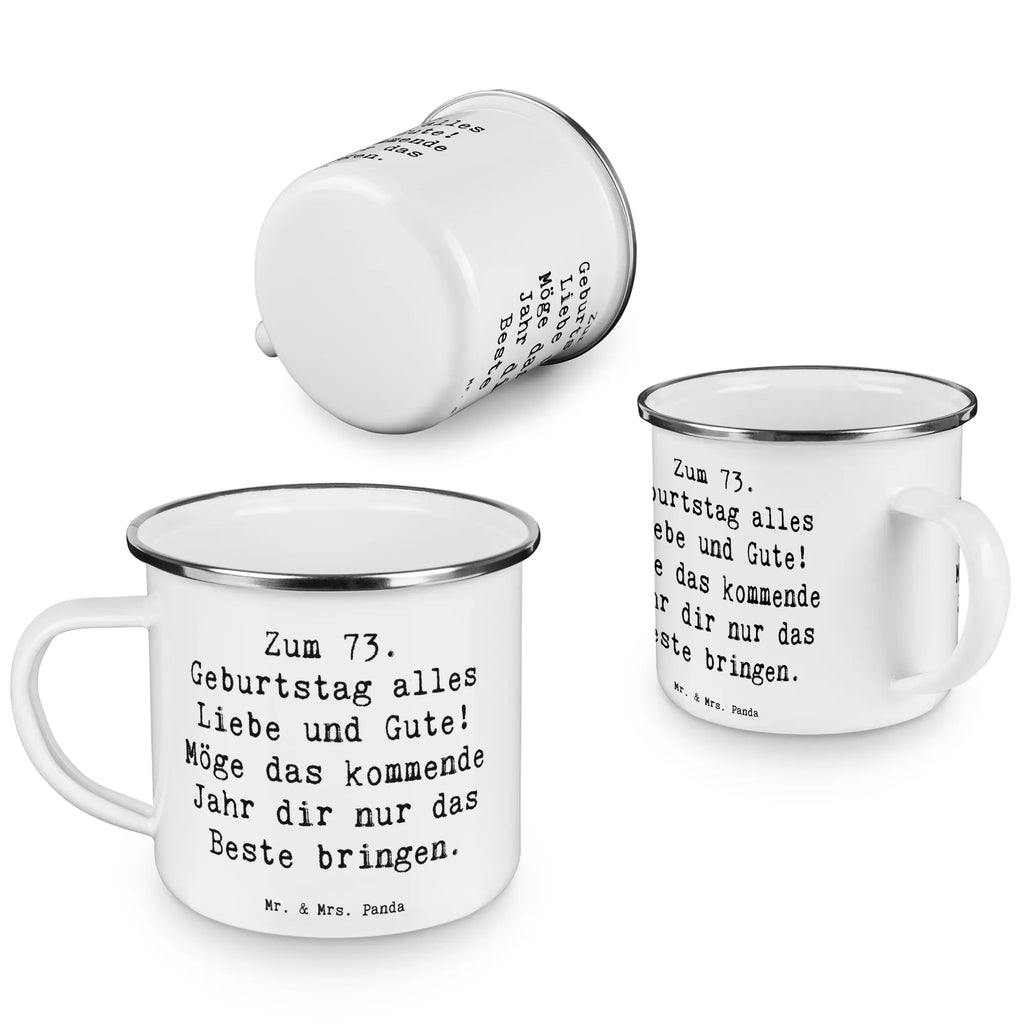 Enamel camping mug Saying Zum 73. Geburtstag alles Liebe und Gute! Möge das kommende Jahr dir nur das Beste bringen. Emaille Trinkbecher, Tasse Emaille, Metall Tasse, Edelstahl Trinkbecher, Blechtasse Outdoor, Camping Tasse Metall, Emaille Becher, Metalltasse, Outdoor Becher, Emaille Becher Camping, Outdoor Tasse, Emaille Campingbecher, Emaille Tasse, Camping Tasse Emaille, Campingtasse, Emaille Tasse Camping, Emaille Tassen, Campingtassen, Kaffee Blechtasse, Emailletasse, Camping Tassen Emaille, Trinkbecher, Metalltasse für Camping, Blechtassen, Camping Becher Edelstahl, Tasse Camping, Camping Becher, Campingbecher, Camping Tassen, Blechtasse, Geburtstag, Geburtstagsgeschenk, Geschenk