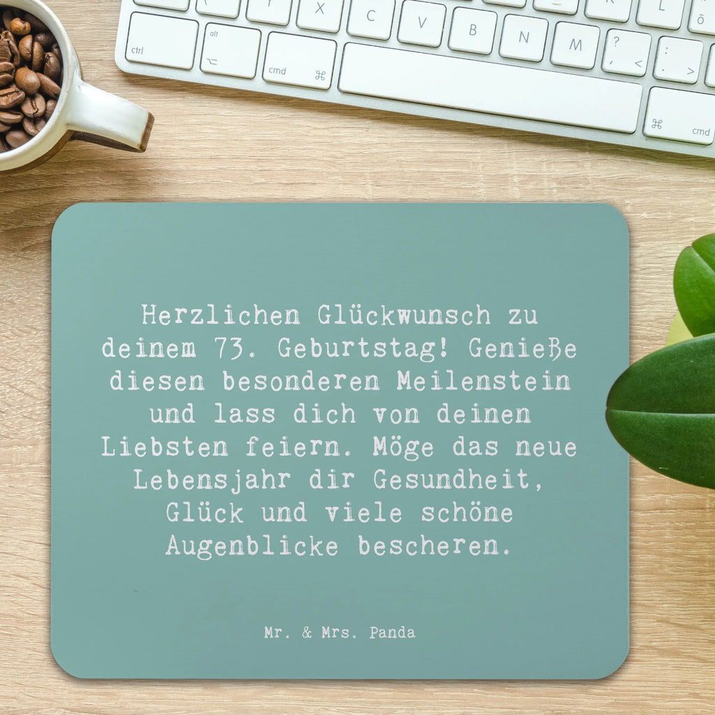 Mauspad Spruch 73. Geburtstag Meilenstein Mauspad, Büroausstattung, Designer Mauspad, Mausunterlage, Einzigartiges Mauspad, Mousepad, PC Zubehör, Mauspad Büro, Arbeitszimmer, Computer zubehör, Geburtstag, Geburtstagsgeschenk, Geschenk