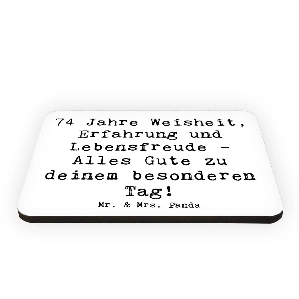 Magnet Spruch 74. Geburtstag Motivmagnete, Pinnwandmagnet, Souvenir Magnet, Kühlschrankmagnet, Whiteboard Magnet, Dekomagnet, Notiz Magnet, Kühlschrank Dekoration, Geburtstag, Geburtstagsgeschenk, Geschenk
