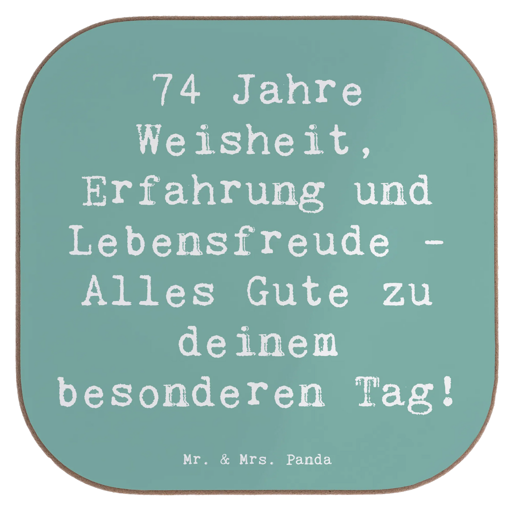 Square coaster Saying 74 Jahre Weisheit, Erfahrung und Lebensfreude - Alles Gute zu deinem besonderen Tag! Untersetzer aus Holz, Glasuntersetzer, Untersetzer Holz, Untersetzer, Untersetzer Design, Getränkeuntersetzer, Untersetzer Gläser, Tassen Untersetzer, Bierdeckel, Korkuntersetzer, Untersetzer für Gläser, Holzuntersetzer, Geburtstag, Geburtstagsgeschenk, Geschenk