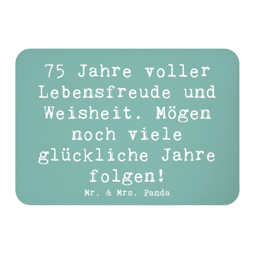 Magnet Spruch 75. Geburtstag Lebensfreude Pinnwandmagnet, Whiteboard Magnet, Motivmagnete, Kühlschrankmagnet, Kühlschrank Dekoration, Souvenir Magnet, Notiz Magnet, Dekomagnet, Geburtstag, Geburtstagsgeschenk, Geschenk