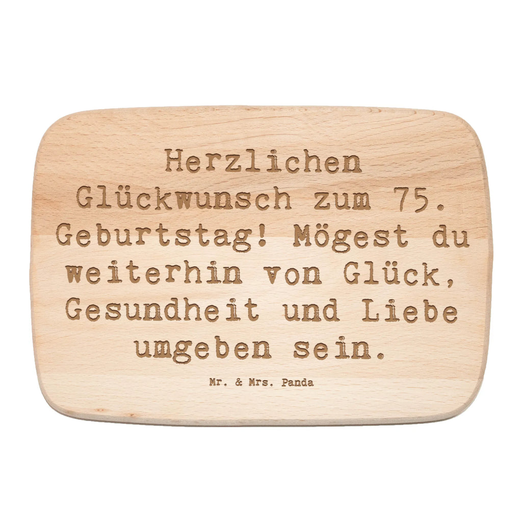 Schneidebrett Spruch 75. Geburtstag Schneidebrett Holz, Frühstücksbrett, Schneidebrett, Holzbrett, Küchenbrett, Frühstücksbrettchen, Geburtstag, Geburtstagsgeschenk, Geschenk