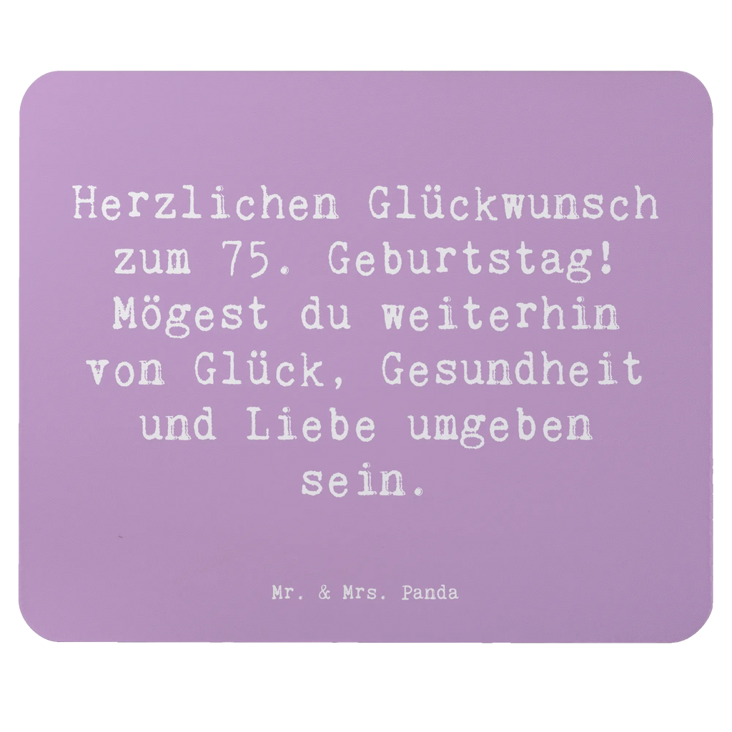 Mauspad Spruch 75. Geburtstag Arbeitszimmer, Mauspad Büro, Mausunterlage, Designer Mauspad, Mousepad, Mauspad, Computer zubehör, Büroausstattung, Einzigartiges Mauspad, PC Zubehör, Geburtstag, Geburtstagsgeschenk, Geschenk