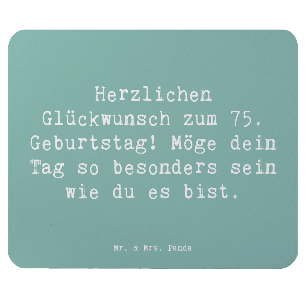 Mouse mat Saying Herzlichen Glückwunsch zum 75. Geburtstag! Möge dein Tag so besonders sein wie du es bist. Designer Mauspad, Mauspad, Mauspad Büro, Mousepad, Computer zubehör, Büroausstattung, Einzigartiges Mauspad, Arbeitszimmer, PC Zubehör, Mausunterlage, Geburtstag, Geburtstagsgeschenk, Geschenk