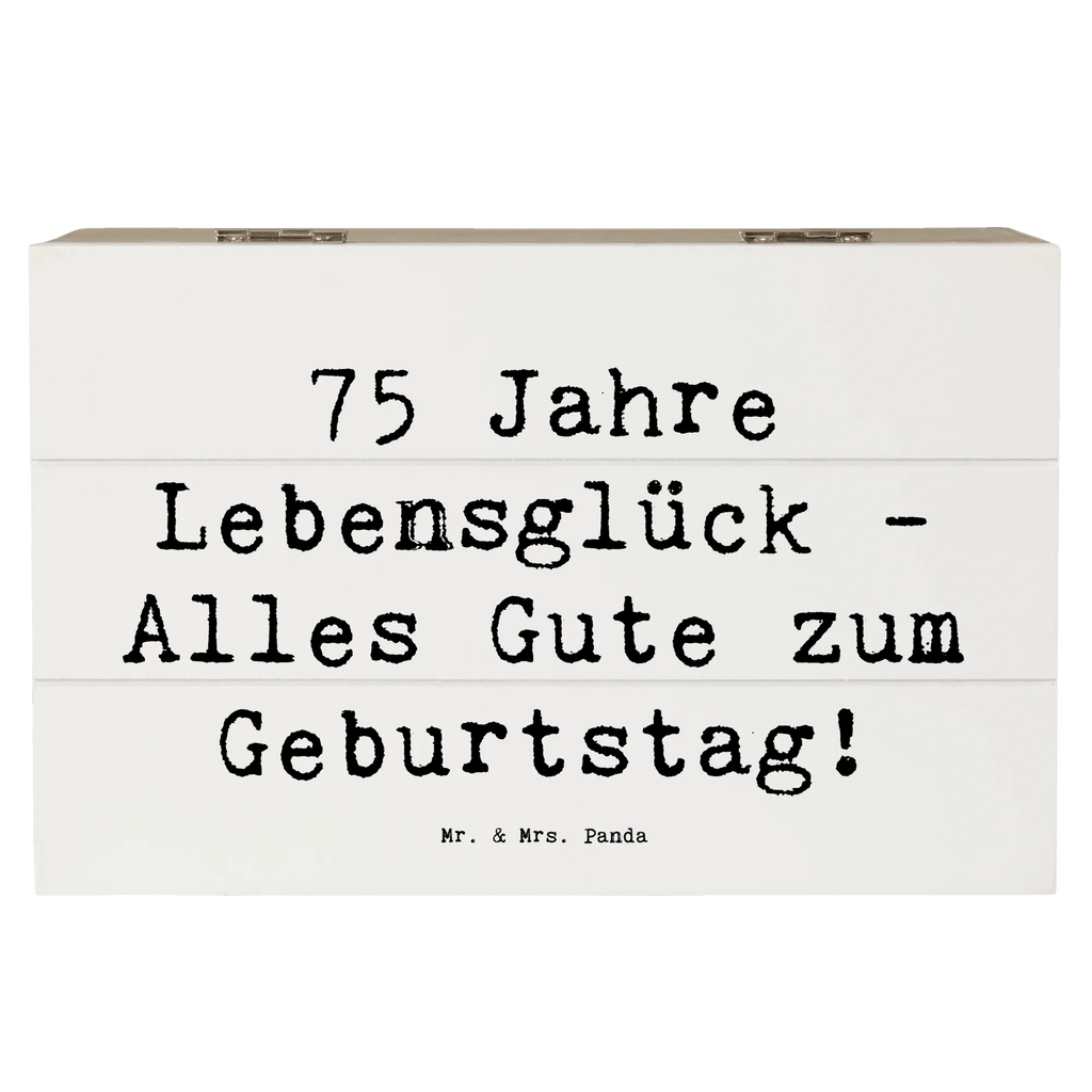 Holzkiste Spruch 75. Geburtstag Erinnerungskiste, Holzkiste, Kiste, Geschenkdose, Geschenkbox, Schatzkiste, Aufbewahrungsbox, Dekokiste, XXL, Erinnerungsbox, Truhe, Schatulle, Geburtstag, Geburtstagsgeschenk, Geschenk