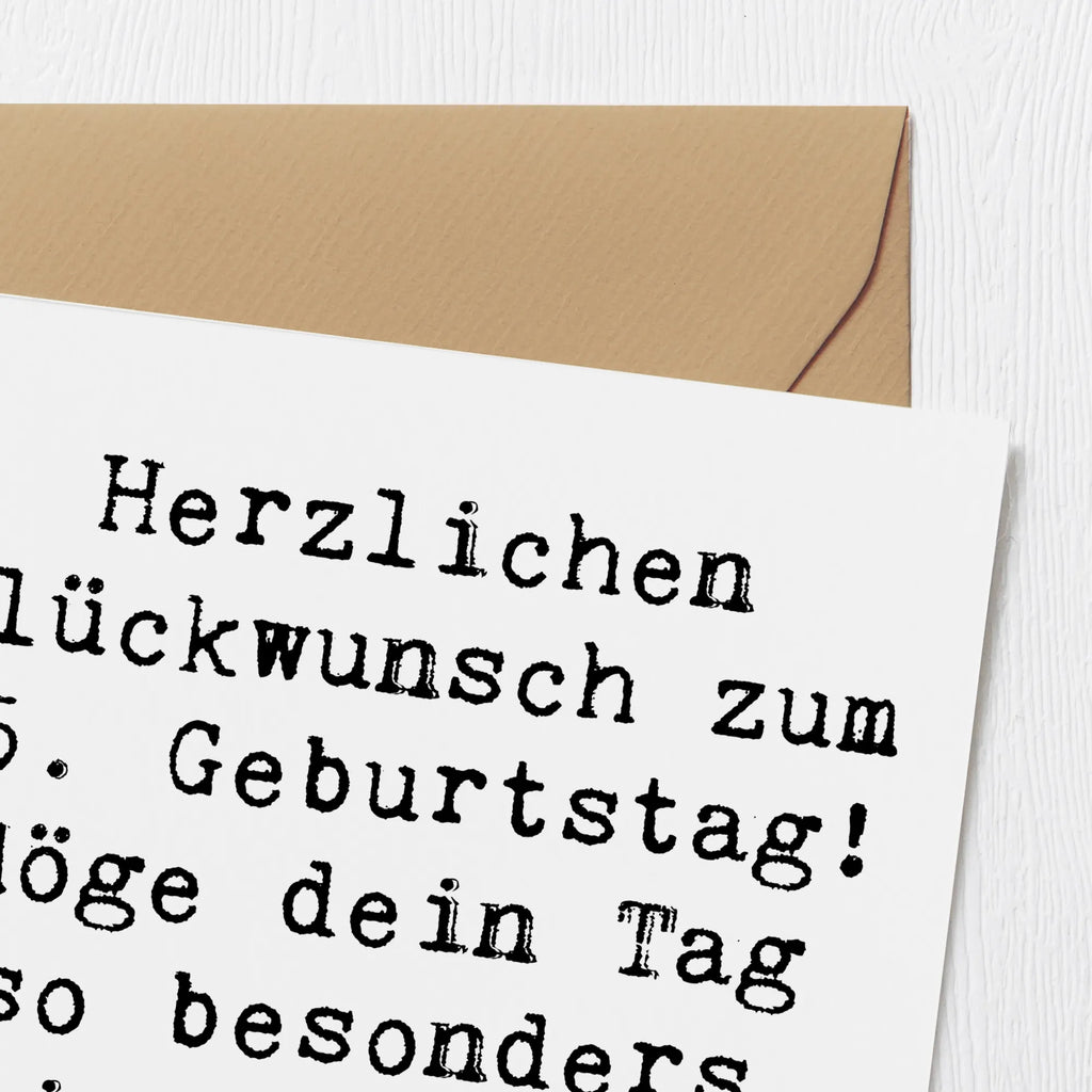 Deluxe Card Saying Herzlichen Glückwunsch zum 75. Geburtstag! Möge dein Tag so besonders sein wie du es bist. Hochwertige Grußkarte, Hochzeitskarte, Geburtstagskarte, Hochwertige Klappkarte, Karte, Klappkarte, Einladungskarte, Glückwunschkarte, Grußkarte, Geburtstag, Geburtstagsgeschenk, Geschenk