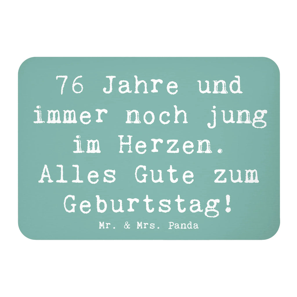 Magnet Spruch 76. Geburtstag Herzjung Notiz Magnet, Motivmagnete, Pinnwandmagnet, Kühlschrankmagnet, Whiteboard Magnet, Kühlschrank Dekoration, Dekomagnet, Souvenir Magnet, Geburtstag, Geburtstagsgeschenk, Geschenk