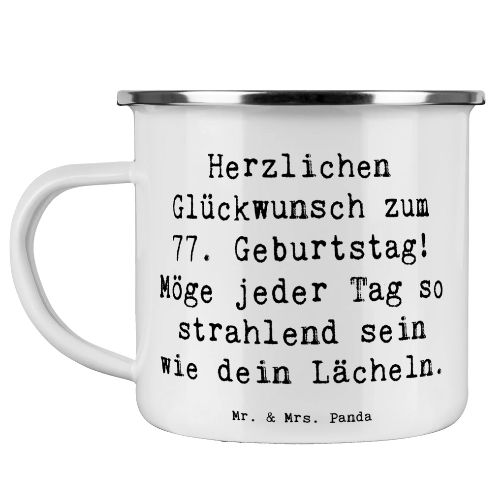 Enamel camping mug Saying Herzlichen Glückwunsch zum 77. Geburtstag! Möge jeder Tag so strahlend sein wie dein Lächeln. Camping Tassen, Campingtassen, Campingbecher, Blechtassen, Emaille Tasse Camping, Camping Becher, Blechtasse Outdoor, Emaille Tassen, Emaille Becher Camping, Emaille Becher, Metalltasse für Camping, Tasse Camping, Camping Tassen Emaille, Metalltasse, Metall Tasse, Emailletasse, Emaille Trinkbecher, Tasse Emaille, Blechtasse, Trinkbecher, Kaffee Blechtasse, Edelstahl Trinkbecher, Camping Tasse Emaille, Emaille Tasse, Outdoor Tasse, Emaille Campingbecher, Camping Becher Edelstahl, Camping Tasse Metall, Outdoor Becher, Campingtasse, Geburtstag, Geburtstagsgeschenk, Geschenk