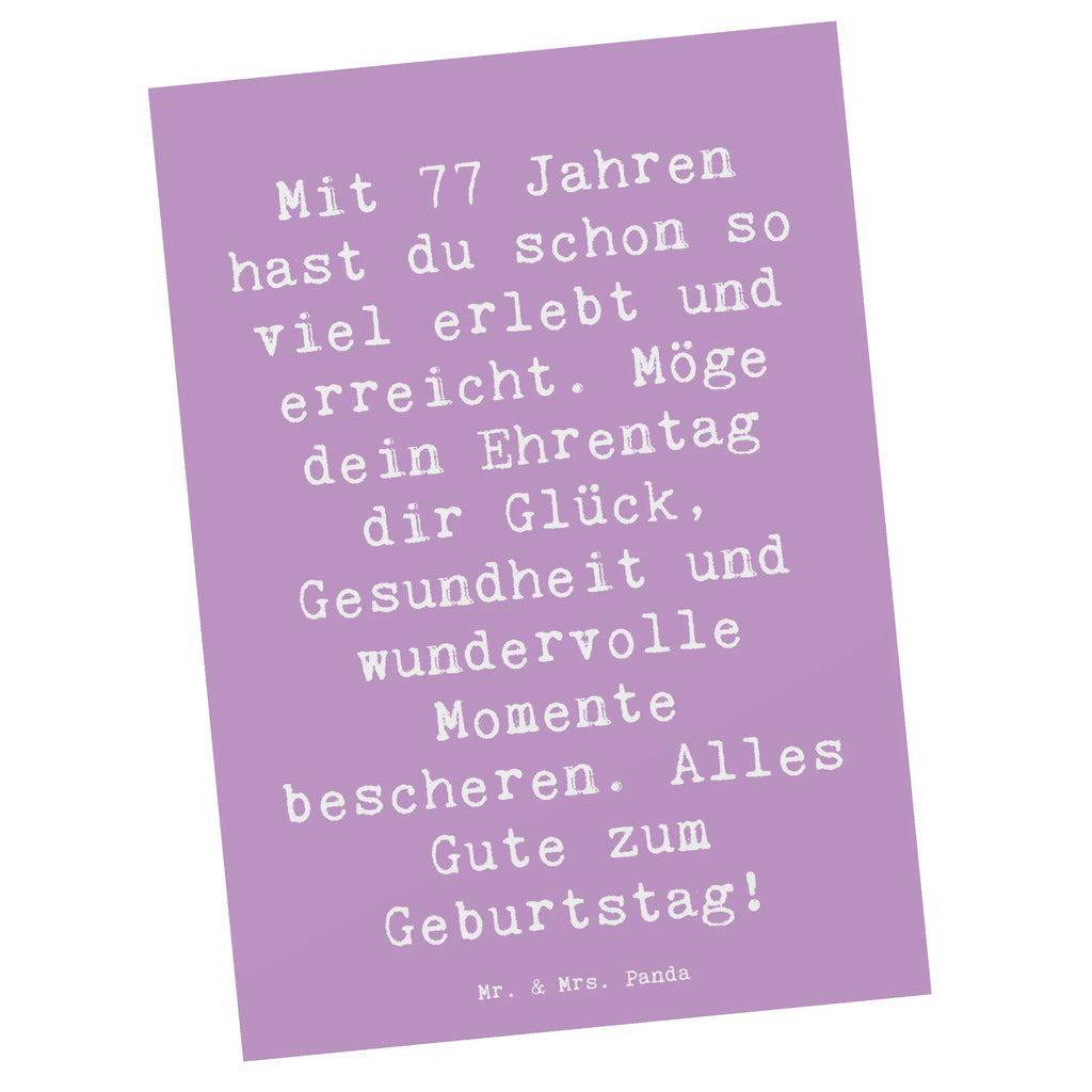 Postcard Saying Mit 77 Jahren hast du schon so viel erlebt und erreicht. Möge dein Ehrentag dir Glück, Gesundheit und wundervolle Momente bescheren. Alles Gute zum Geburtstag! Einladungskarten Geburtstag, Einladung Geburtstag, Dankeskarte, Postkarte, Einladungskarte, Ansichtskarten, Grußkarte, Geschenkkarte, Karte, Ansichtskarte, Geburtstagskarte, Einladung, Geburtstag, Geburtstagsgeschenk, Geschenk