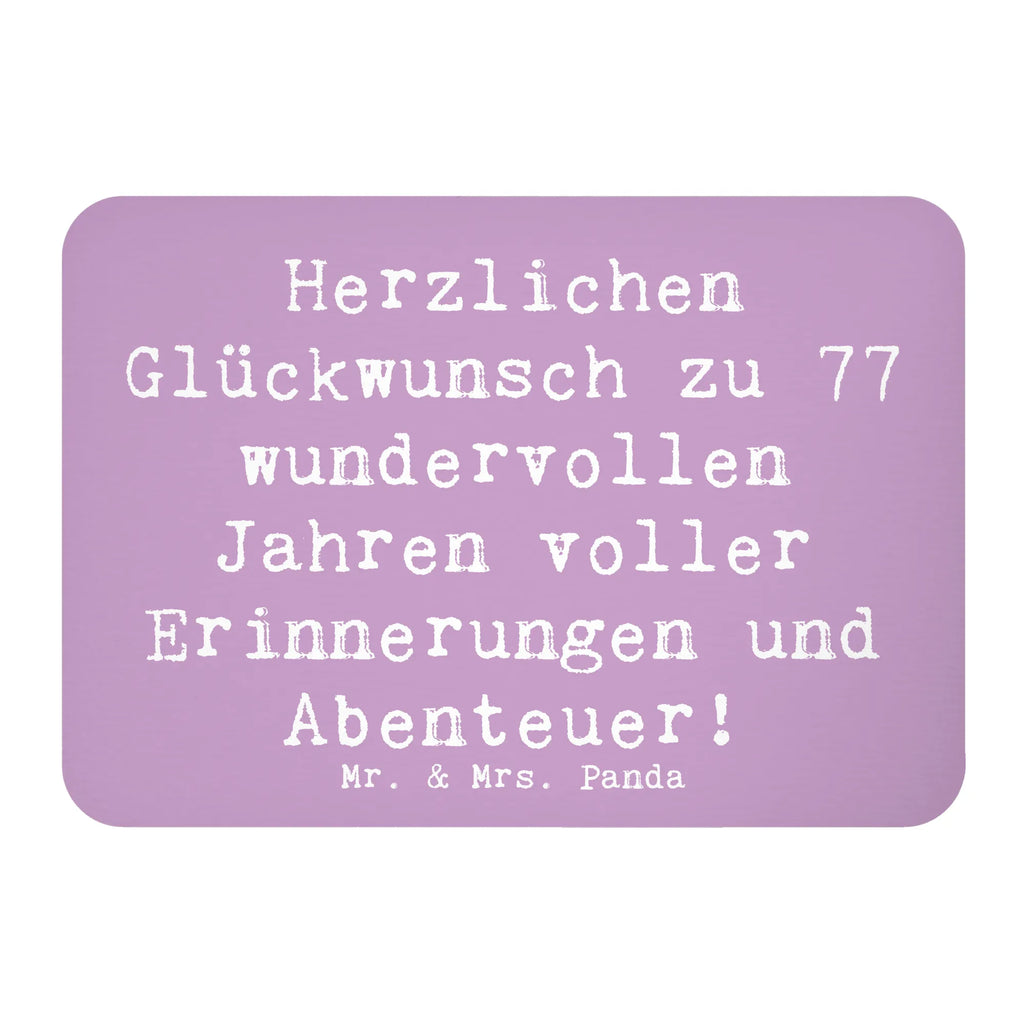Magnet Spruch 77. Geburtstag Motivmagnete, Pinnwandmagnet, Dekomagnet, Notiz Magnet, Souvenir Magnet, Kühlschrankmagnet, Whiteboard Magnet, Kühlschrank Dekoration, Geburtstag, Geburtstagsgeschenk, Geschenk