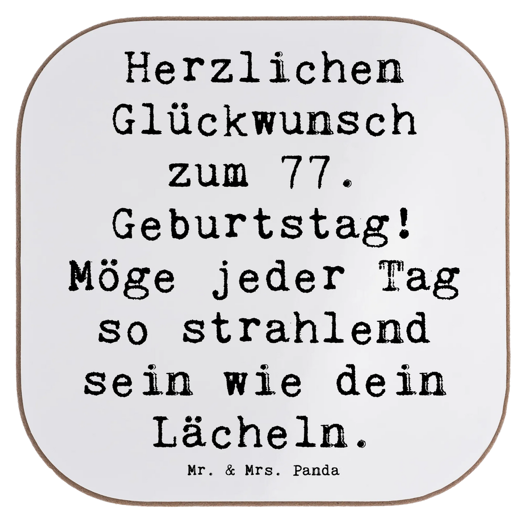Square coaster Saying Herzlichen Glückwunsch zum 77. Geburtstag! Möge jeder Tag so strahlend sein wie dein Lächeln. Untersetzer aus Holz, Untersetzer Gläser, Tassen Untersetzer, Untersetzer für Gläser, Glasuntersetzer, Untersetzer, Untersetzer Holz, Getränkeuntersetzer, Untersetzer Design, Bierdeckel, Korkuntersetzer, Holzuntersetzer, Geburtstag, Geburtstagsgeschenk, Geschenk