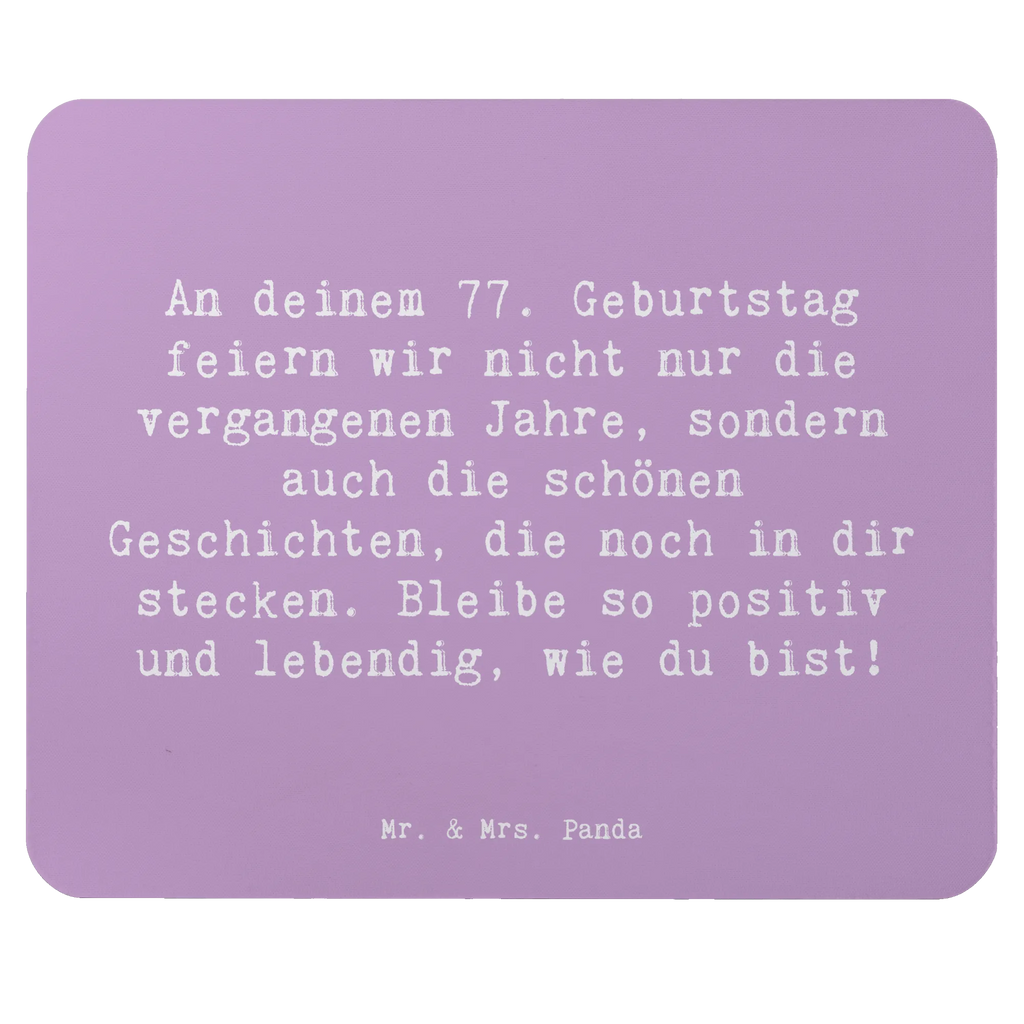 Mouse mat Saying An deinem 77. Geburtstag feiern wir nicht nur die vergangenen Jahre, sondern auch die schönen Geschichten, die noch in dir stecken. Bleibe so positiv und lebendig, wie du bist! Mauspad, PC Zubehör, Mauspad Büro, Mousepad, Arbeitszimmer, Büroausstattung, Designer Mauspad, Mausunterlage, Einzigartiges Mauspad, Computer zubehör, Geburtstag, Geburtstagsgeschenk, Geschenk