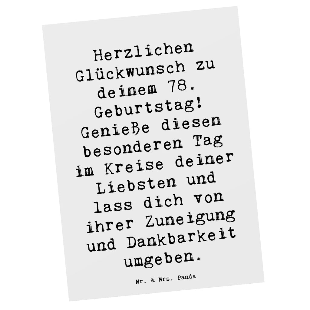 Postkarte Spruch 78. Geburtstag Einladungskarte, Einladung Geburtstag, Geburtstagskarte, Ansichtskarten, Grußkarte, Karte, Einladung, Ansichtskarte, Einladungskarten Geburtstag, Geschenkkarte, Dankeskarte, Postkarte, Geburtstag, Geburtstagsgeschenk, Geschenk