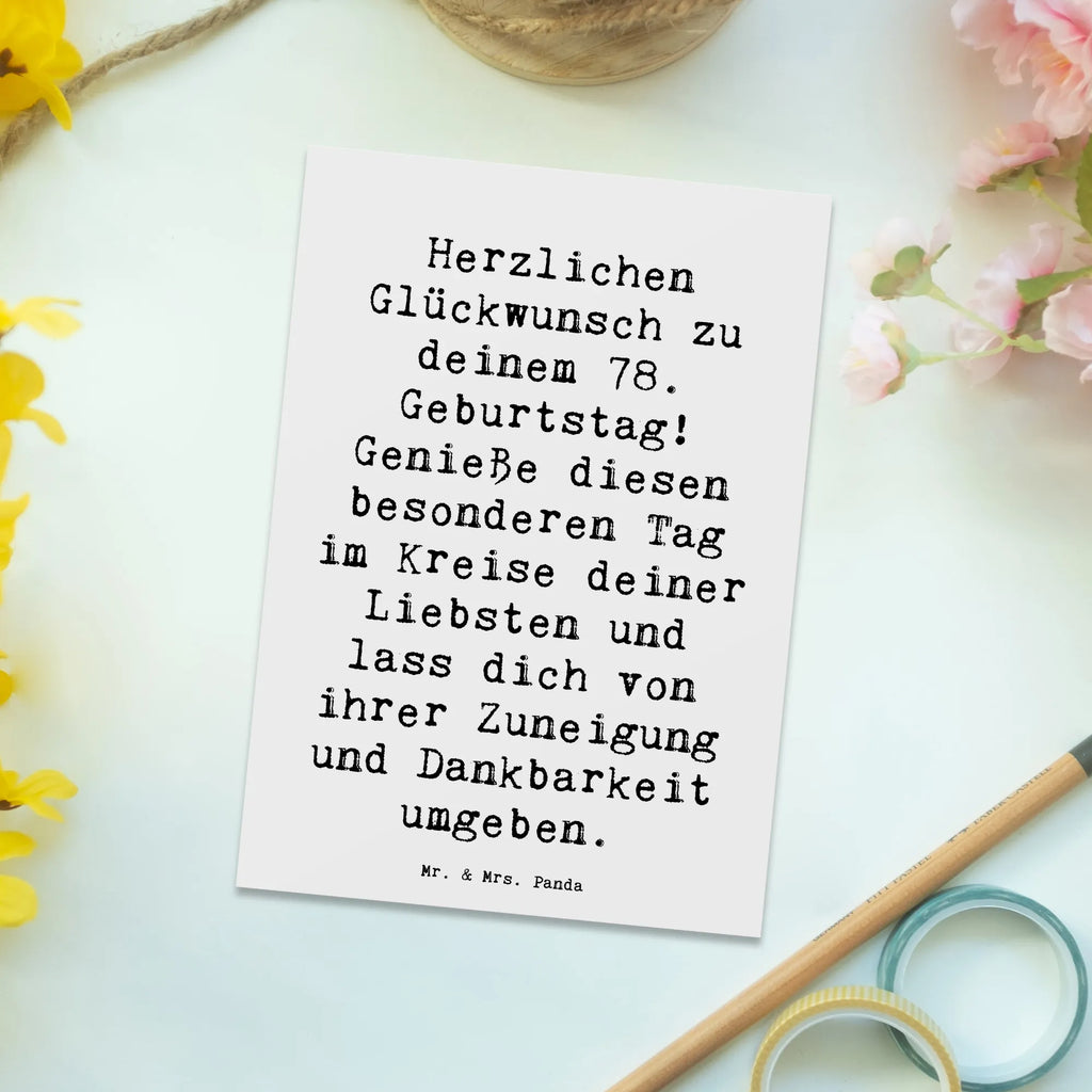 Postkarte Spruch 78. Geburtstag Einladungskarte, Einladung Geburtstag, Geburtstagskarte, Ansichtskarten, Grußkarte, Karte, Einladung, Ansichtskarte, Einladungskarten Geburtstag, Geschenkkarte, Dankeskarte, Postkarte, Geburtstag, Geburtstagsgeschenk, Geschenk