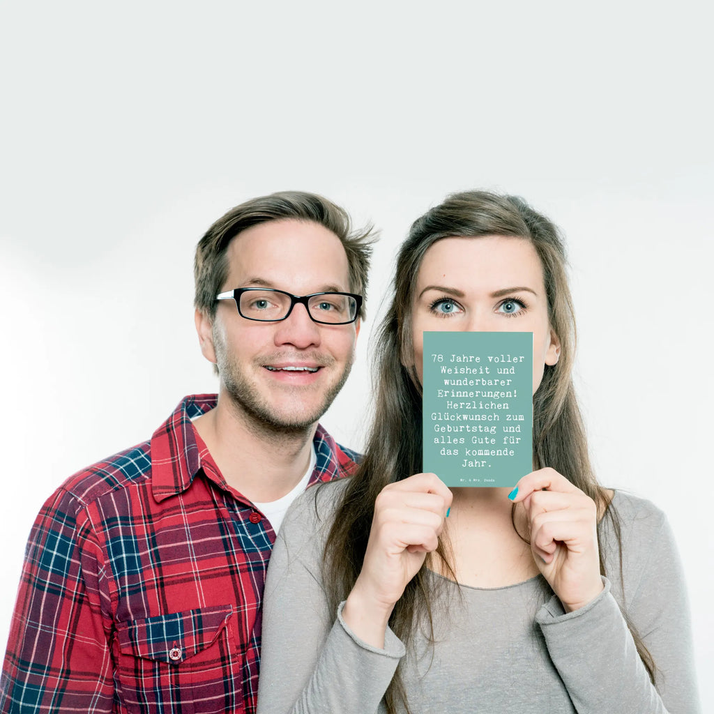 Postkarte Spruch 78. Geburtstag Weisheit Grußkarte, Einladungskarte, Ansichtskarte, Karte, Dankeskarte, Ansichtskarten, Einladung Geburtstag, Postkarte, Geschenkkarte, Einladungskarten Geburtstag, Einladung, Geburtstagskarte, Geburtstag, Geburtstagsgeschenk, Geschenk