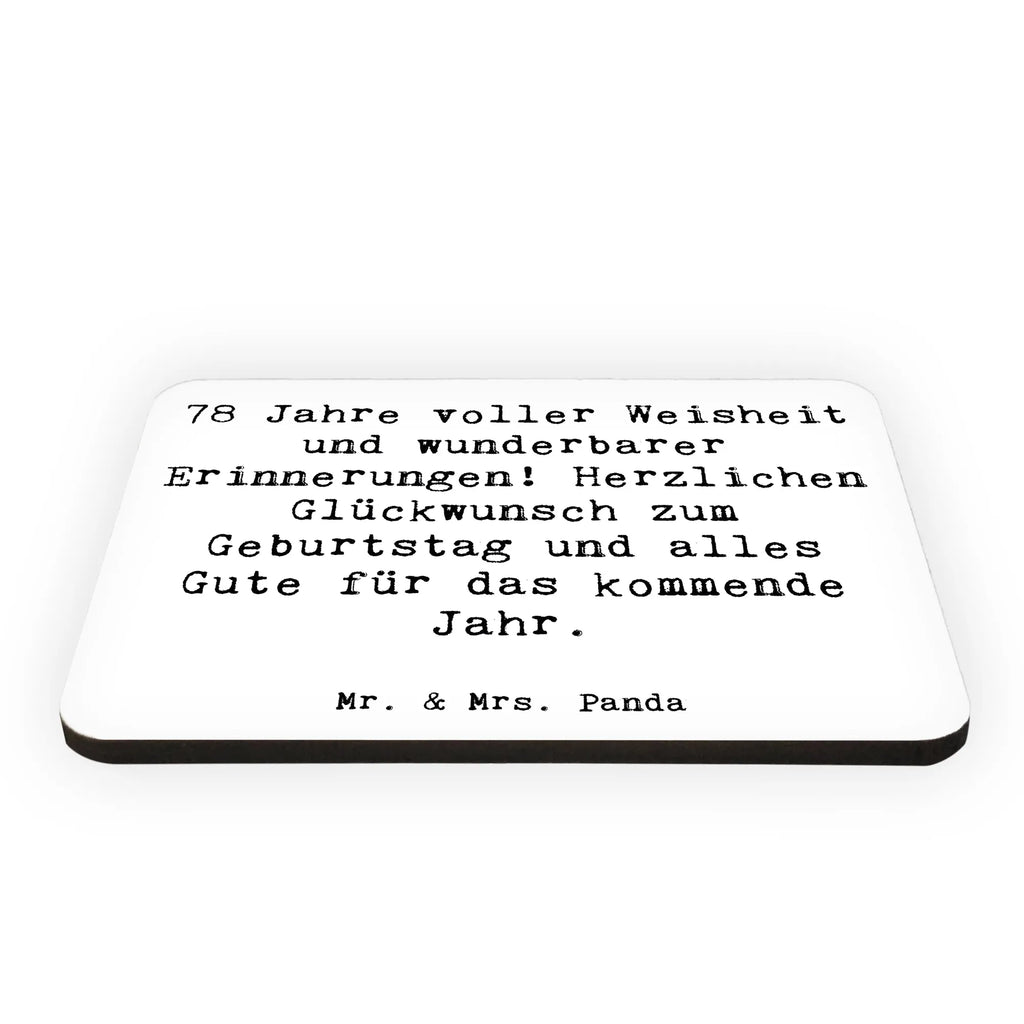 Magnet Spruch 78. Geburtstag Weisheit Kühlschrankmagnet, Notiz Magnet, Dekomagnet, Whiteboard Magnet, Motivmagnete, Souvenir Magnet, Kühlschrank Dekoration, Pinnwandmagnet, Geburtstag, Geburtstagsgeschenk, Geschenk