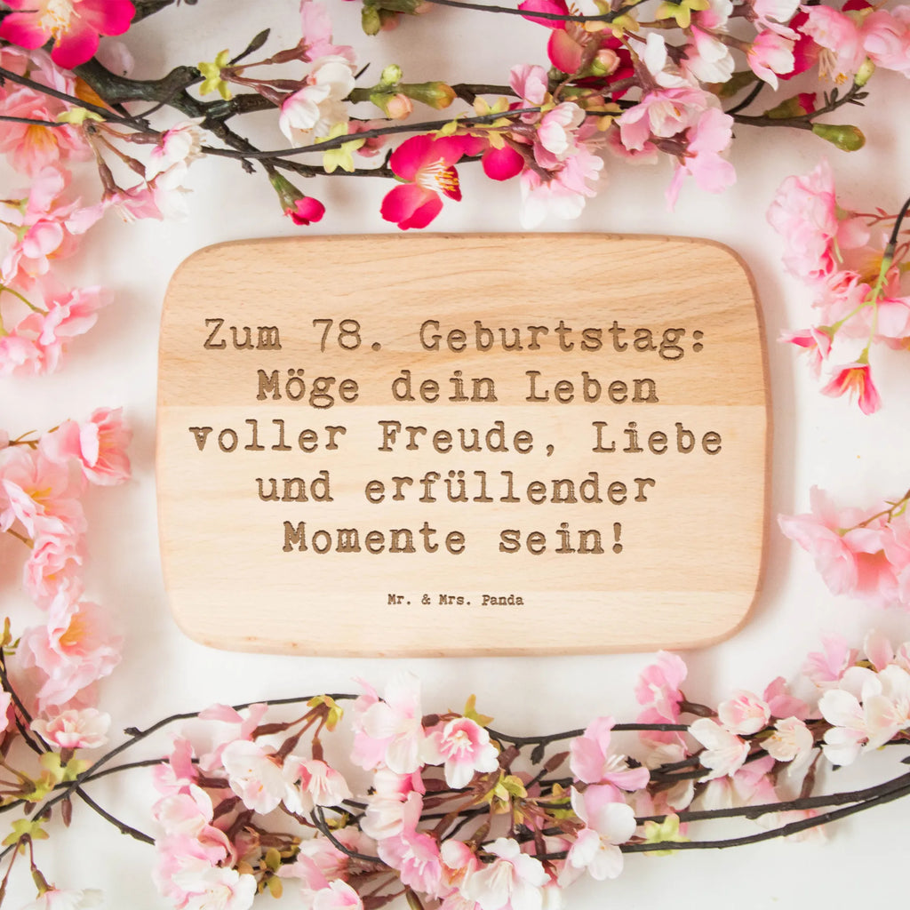 Küchenbrett Spruch 78. Geburtstag Freude Liebe Küchenbrett, Schneidebrett Holz, Holzbrett, Frühstücksbrett, Schneidebrett, Frühstücksbrettchen, Geburtstag, Geburtstagsgeschenk, Geschenk