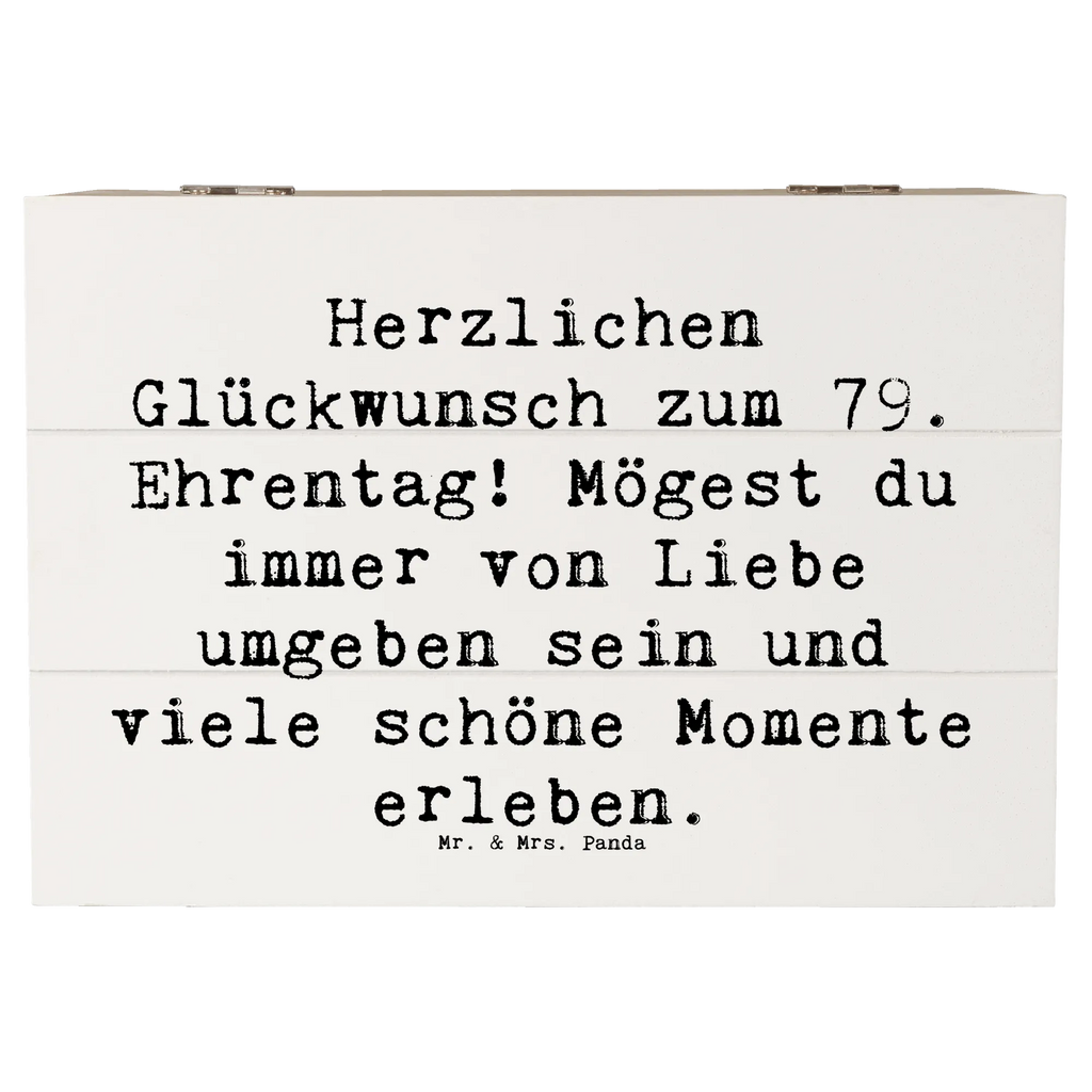 Holzkiste Spruch 79. Geburtstag Glückwünsche Schatulle, Holzkiste, Schatzkiste, Geschenkdose, XXL, Erinnerungsbox, Geschenkbox, Erinnerungskiste, Kiste, Dekokiste, Aufbewahrungsbox, Truhe, Geburtstag, Geburtstagsgeschenk, Geschenk
