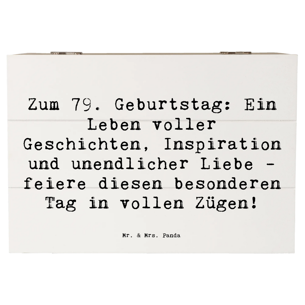 Holzkiste Spruch 79. Geburtstag Geschenkdose, Kiste, Schatulle, Holzkiste, Erinnerungsbox, Truhe, XXL, Schatzkiste, Erinnerungskiste, Aufbewahrungsbox, Dekokiste, Geschenkbox, Geburtstag, Geburtstagsgeschenk, Geschenk
