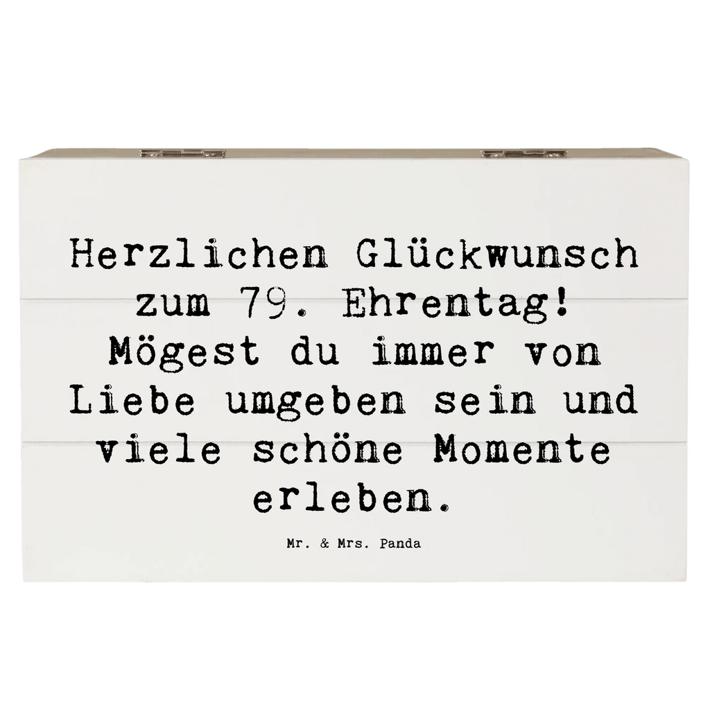 Holzkiste Spruch 79. Geburtstag Glückwünsche Schatulle, Holzkiste, Schatzkiste, Geschenkdose, XXL, Erinnerungsbox, Geschenkbox, Erinnerungskiste, Kiste, Dekokiste, Aufbewahrungsbox, Truhe, Geburtstag, Geburtstagsgeschenk, Geschenk