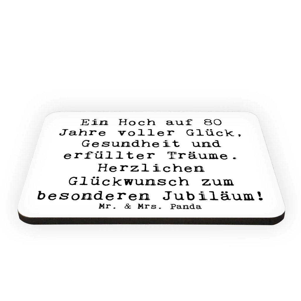 Magnet Saying Ein Hoch auf 80 Jahre voller Glück, Gesundheit und erfüllter Träume. Herzlichen Glückwunsch zum besonderen Jubiläum! Dekomagnet, Pinnwandmagnet, Kühlschrankmagnet, Kühlschrank Dekoration, Notiz Magnet, Motivmagnete, Souvenir Magnet, Whiteboard Magnet, Geburtstag, Geburtstagsgeschenk, Geschenk