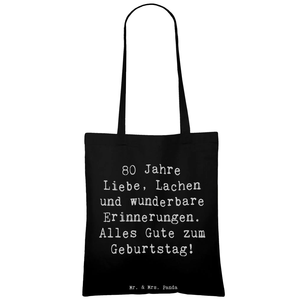 Tragetasche Spruch 80. Geburtstag Beuteltasche, Beutel, Einkaufstasche, Jutebeutel, Stoffbeutel, Tasche, Shopper, Umhängetasche, Strandtasche, Schultertasche, Stofftasche, Tragetasche, Badetasche, Jutetasche, Einkaufstüte, Laptoptasche, Geburtstag, Geburtstagsgeschenk, Geschenk