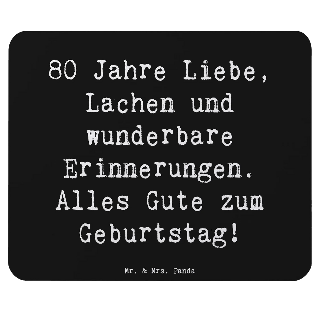 Mouse mat Saying 80 Jahre Liebe, Lachen und wunderbare Erinnerungen. Alles Gute zum Geburtstag! PC Zubehör, Mauspad Büro, Einzigartiges Mauspad, Büroausstattung, Computer zubehör, Mausunterlage, Arbeitszimmer, Designer Mauspad, Mauspad, Mousepad, Geburtstag, Geburtstagsgeschenk, Geschenk