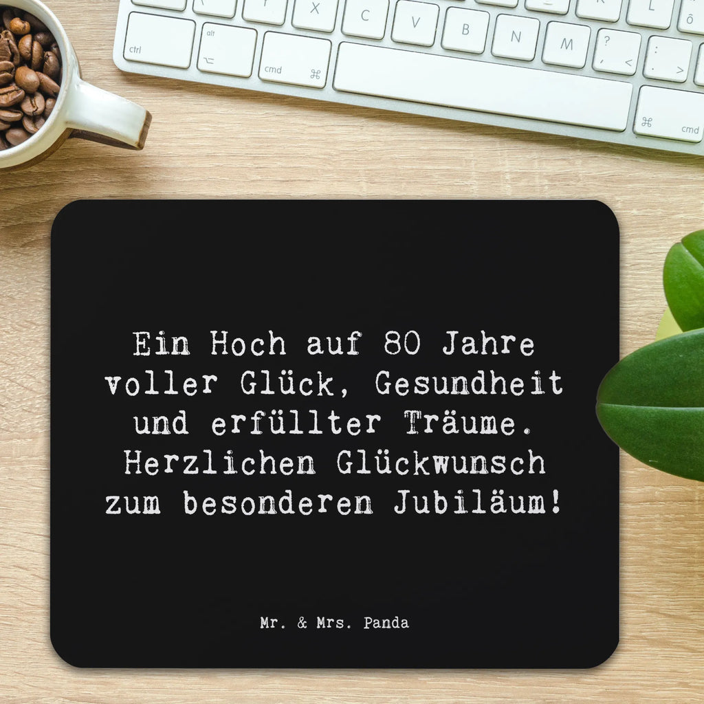 Mauspad Spruch 80. Geburtstag Freude PC Zubehör, Mausunterlage, Einzigartiges Mauspad, Designer Mauspad, Büroausstattung, Mauspad, Computer zubehör, Arbeitszimmer, Mousepad, Mauspad Büro, Geburtstag, Geburtstagsgeschenk, Geschenk