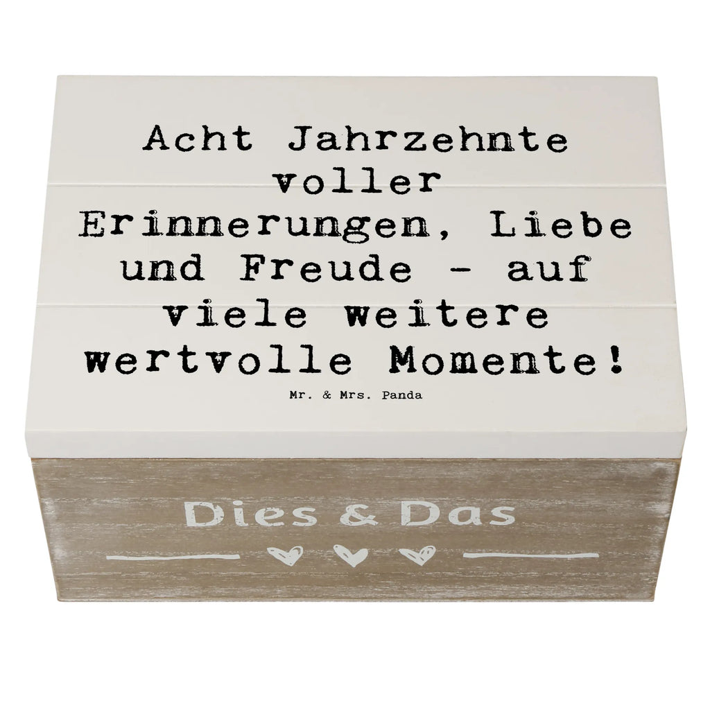 Holzkiste Spruch 80. Geburtstag Erinnerungen XXL, Truhe, Erinnerungsbox, Aufbewahrungsbox, Geschenkbox, Schatulle, Schatzkiste, Holzkiste, Kiste, Geschenkdose, Erinnerungskiste, Dekokiste, Geburtstag, Geburtstagsgeschenk, Geschenk