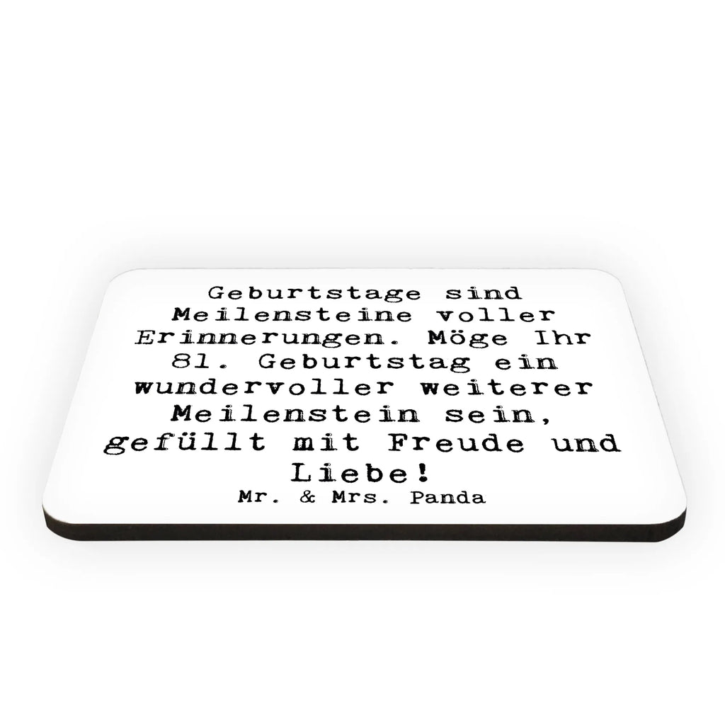 Magnet Spruch 81. Geburtstag Meilenstein Pinnwandmagnet, Souvenir Magnet, Kühlschrank Dekoration, Dekomagnet, Motivmagnete, Notiz Magnet, Whiteboard Magnet, Kühlschrankmagnet, Geburtstag, Geburtstagsgeschenk, Geschenk