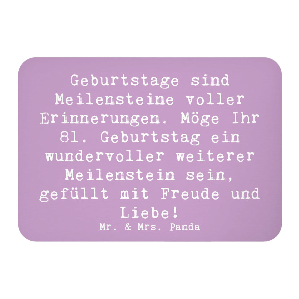 Magnet Spruch 81. Geburtstag Meilenstein Pinnwandmagnet, Souvenir Magnet, Kühlschrank Dekoration, Dekomagnet, Motivmagnete, Notiz Magnet, Whiteboard Magnet, Kühlschrankmagnet, Geburtstag, Geburtstagsgeschenk, Geschenk