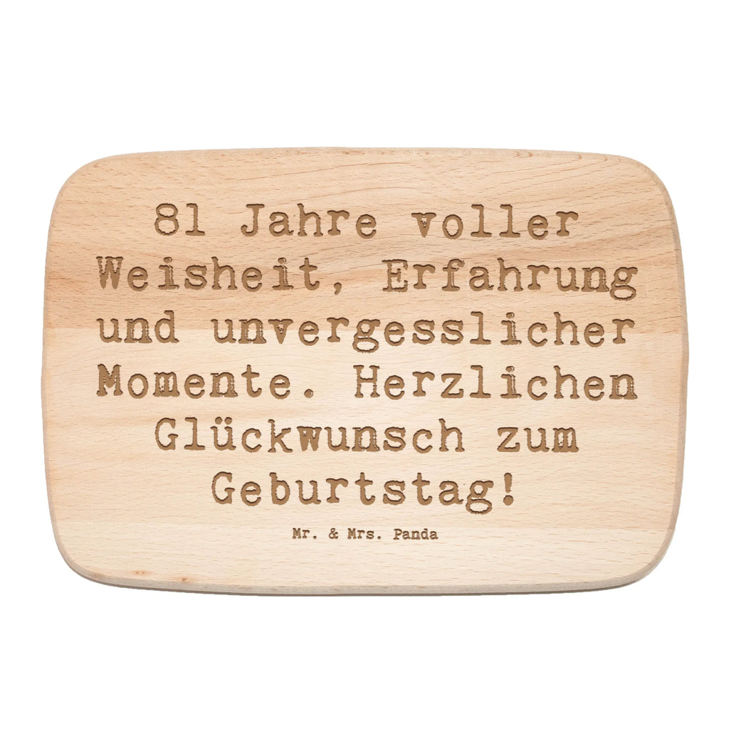 Holzbrett Spruch 81. Geburtstag Frühstücksbrettchen, Küchenbrett, Holzbrett, Schneidebrett Holz, Schneidebrett, Frühstücksbrett, Geburtstag, Geburtstagsgeschenk, Geschenk