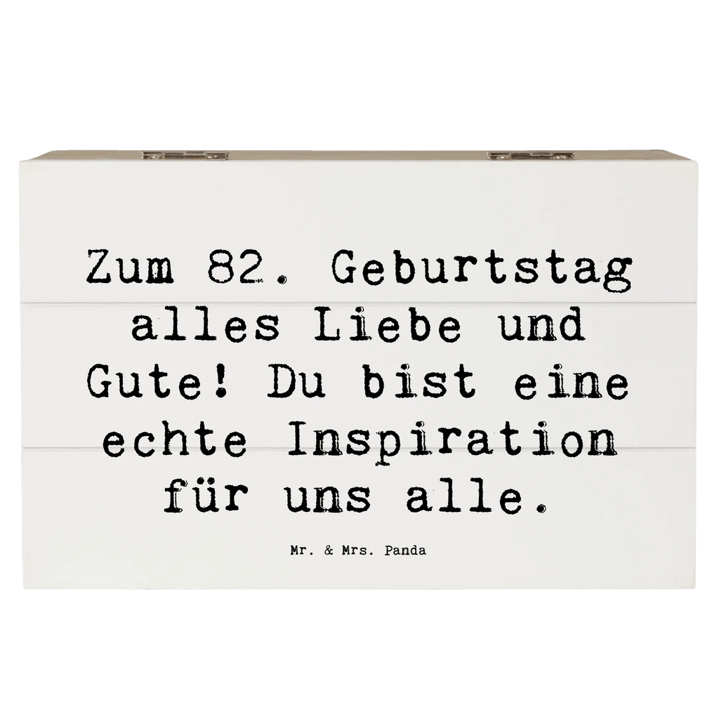 Holzkiste Spruch 82. Geburtstag Geschenkbox, Aufbewahrungsbox, Schatzkiste, Erinnerungsbox, XXL, Holzkiste, Schatulle, Truhe, Geschenkdose, Kiste, Dekokiste, Erinnerungskiste, Geburtstag, Geburtstagsgeschenk, Geschenk