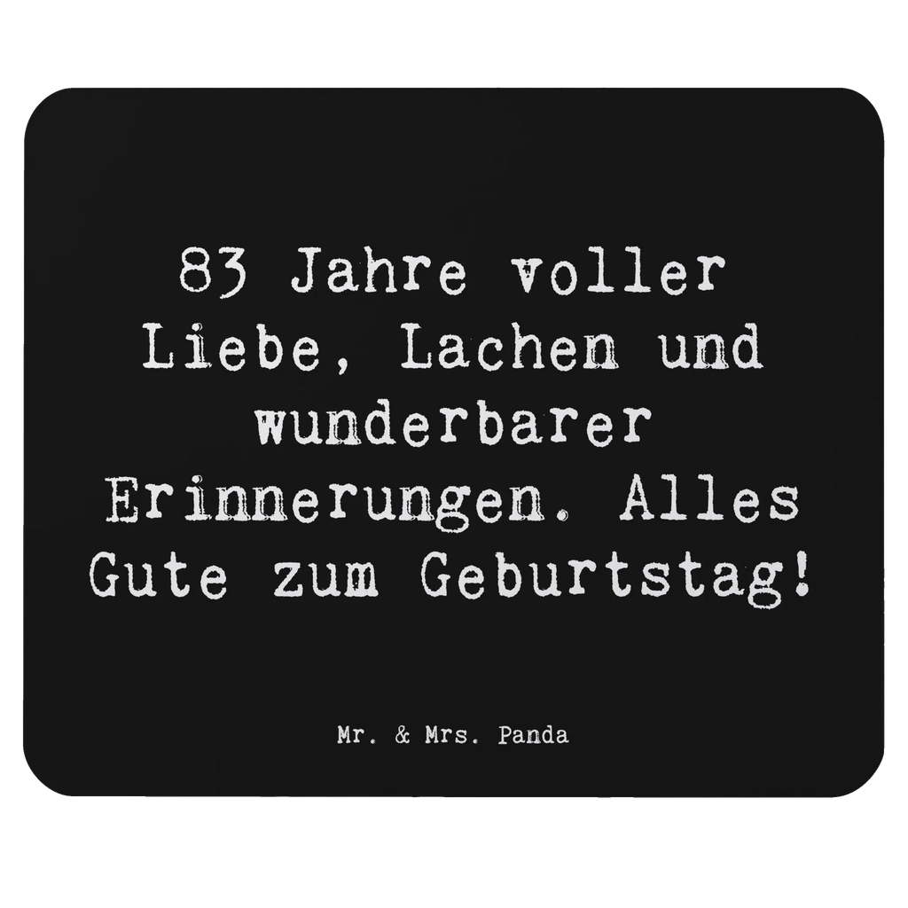 Mauspad Spruch 83. Geburtstag Mousepad, PC Zubehör, Mauspad, Computer zubehör, Arbeitszimmer, Mauspad Büro, Büroausstattung, Mausunterlage, Designer Mauspad, Einzigartiges Mauspad, Geburtstag, Geburtstagsgeschenk, Geschenk