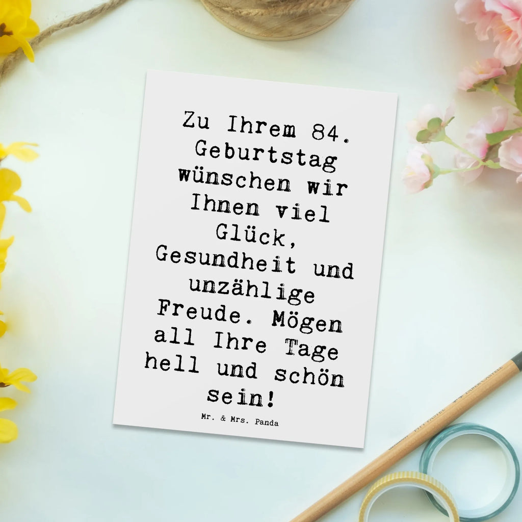 Postkarte Spruch 84. Geburtstag Glückwünsche Einladungskarten Geburtstag, Ansichtskarte, Ansichtskarten, Geburtstagskarte, Karte, Einladung, Dankeskarte, Grußkarte, Einladungskarte, Einladung Geburtstag, Geschenkkarte, Postkarte, Geburtstag, Geburtstagsgeschenk, Geschenk